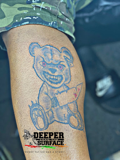 Explore death metal tattoo ideas, creative tattoo ideas in Sumter, available at Deeper Than The Surface Tattoo Shop