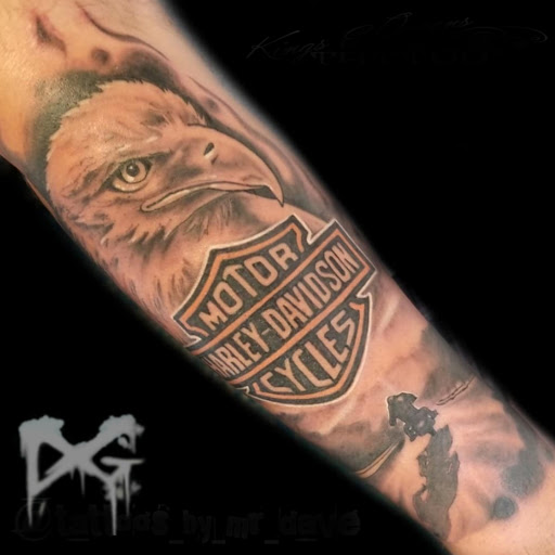 Explore tribal dragon tattoo ideas, creative tattoo ideas in Livonia, available at Integrity Tattoo Company