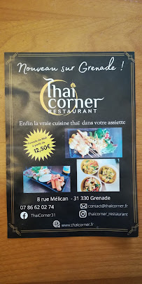 Carte du Thai Corner Restaurant à Grenade