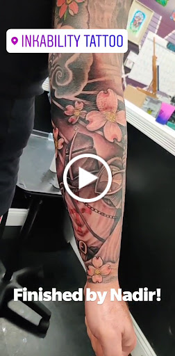 Explore film tattoo ideas, creative tattoo ideas in Raleigh, available at Inkability Tattoo