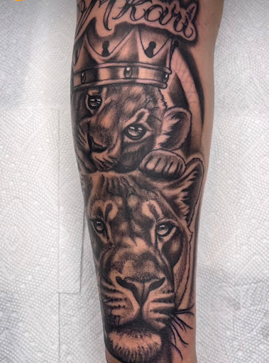 Explore tattoo brother ideas, creative tattoo ideas in Orlando, available at Fine Ink Studios Tattoos
