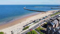 Fotografie cu Plaja Roker cu drept și lung