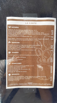 Restaurant L'Arazur à Antibes menu