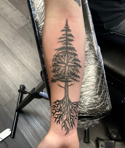 Explore moon tattoo ideas for females, creative tattoo ideas in Silver City, available at Independent Ink Tattoo