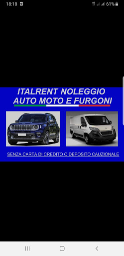 Autonoleggio Furgoni Auto e Moto ItalRent- Senza Carta Di Credito o Deposito Cauzionale