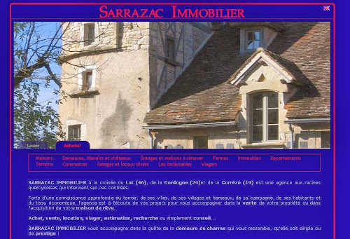 Agence immobilière Sarrazac Immobilier Cressensac-Sarrazac