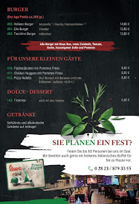 La Taverna da Elio (Goch) Ristorante & Pizzeria -Pizzataxi-Lieferservice à Goch carte