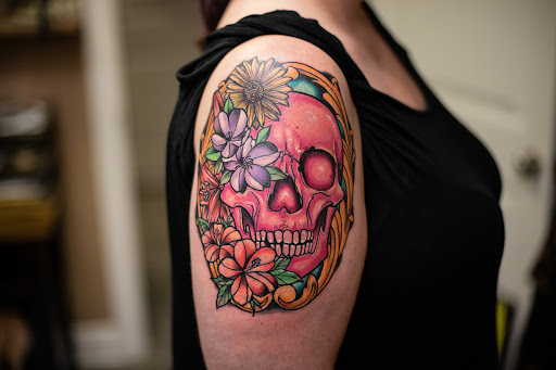 Explore crane tattoo ideas, creative tattoo ideas in Leesville, available at Revolution Ink Tattoo and Art Gallery