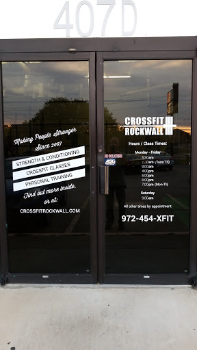 Health Club «CrossFit Rockwall», reviews and photos, 407 S Goliad St D, Rockwall, TX 75087, USA