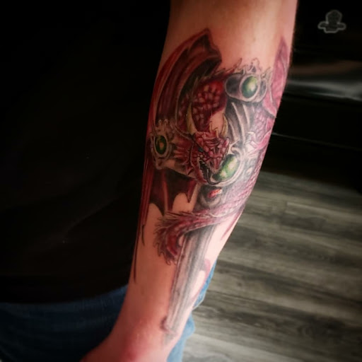 Explore husband's name tattoo ideas, creative tattoo ideas in El Paso, available at Dead Hamster Tattoo