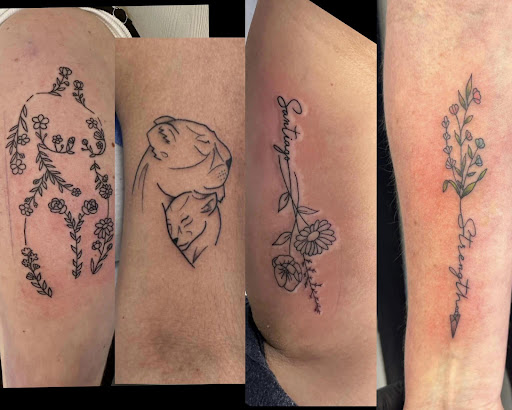 Explore tramp stamp tattoos ideas, creative tattoo ideas in Salt Lake City, available at Koi Dragon Tattoos