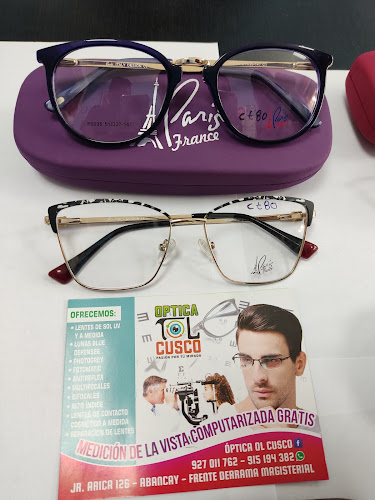 Teléfono de OPTICA OL CUSCO ABANCAY