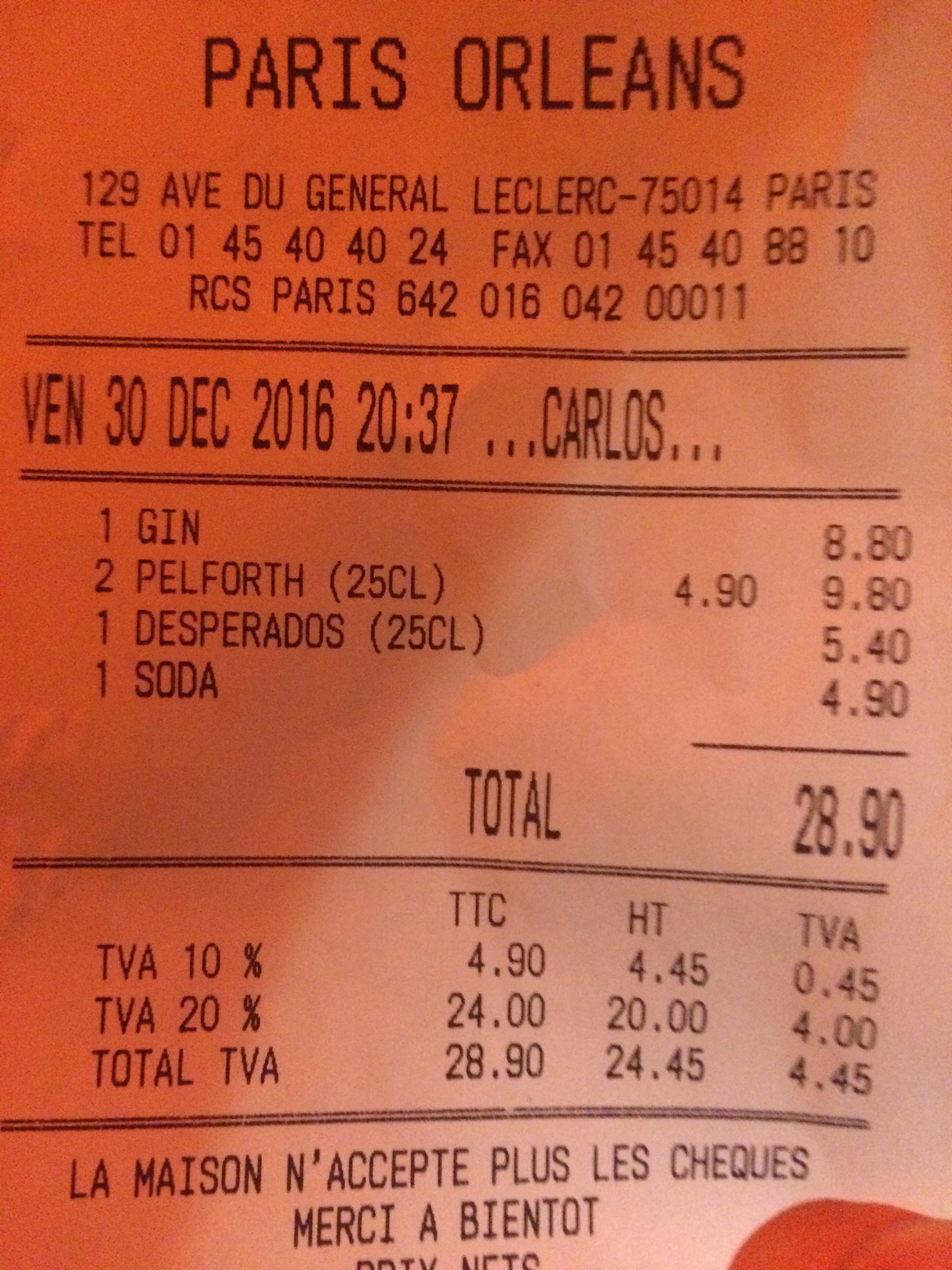 Photo n° 1 de l'avis de LENEM.U fait le 30/12/2016 à 20:28