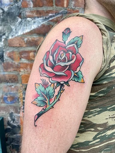 Explore grandpa tattoos ideas, creative tattoo ideas in Brooklyn, available at Electric Lotus Tattoo
