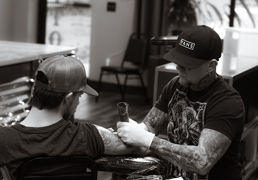 Explore chicken tattoo ideas, creative tattoo ideas in Nazareth, available at Nocturnal Tattoo