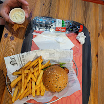 Hamburger du Restaurant de spécialités à base de poisson-pêcheur Le Fish'tro à Vélizy-Villacoublay - n°9