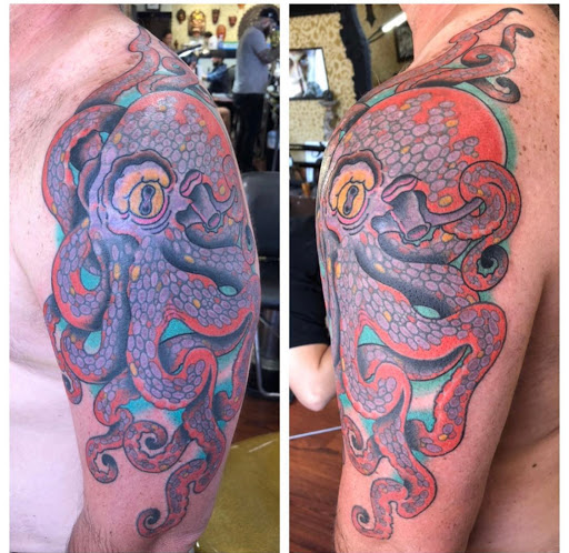 Tattoo Shop «Kingpin Tattoo», reviews and photos, 208 W Veterans Memorial Blvd, Harker Heights, TX 76548, USA