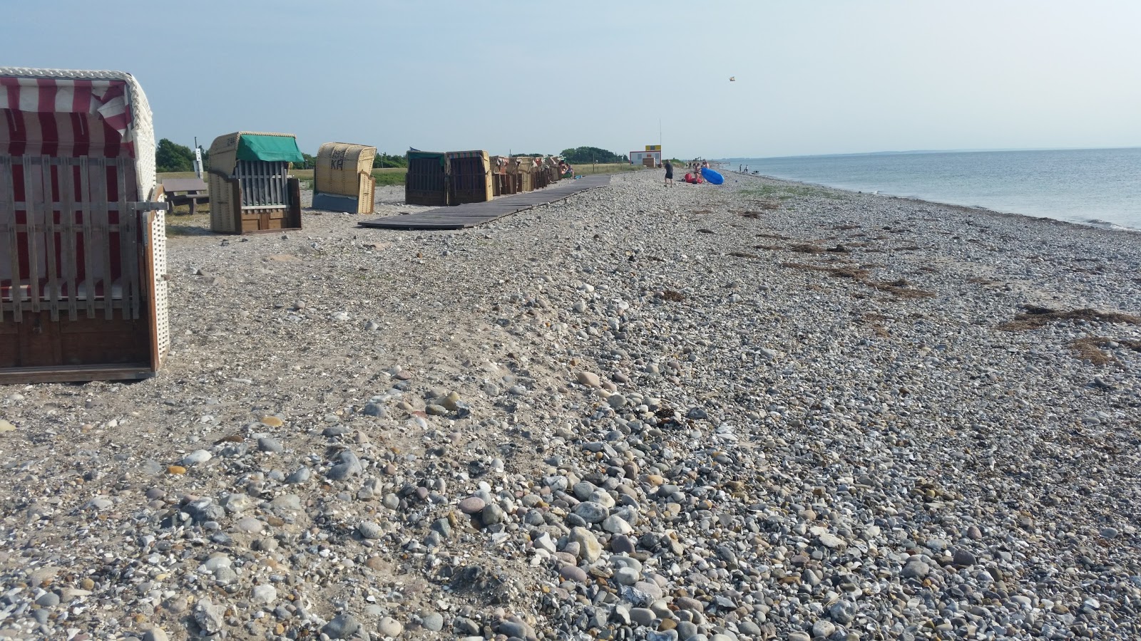 Foto von Bojendorfer strand mit langer gerader strand