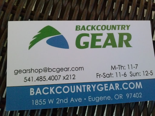 Sporting Goods Store «BackcountryGear.com», reviews and photos, 1855 W 2nd Ave, Eugene, OR 97402, USA