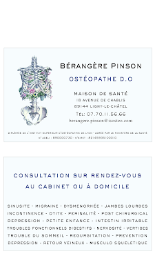 Bérangere PINSON, Ostéopathe D.O à Ligny-le-Châtel