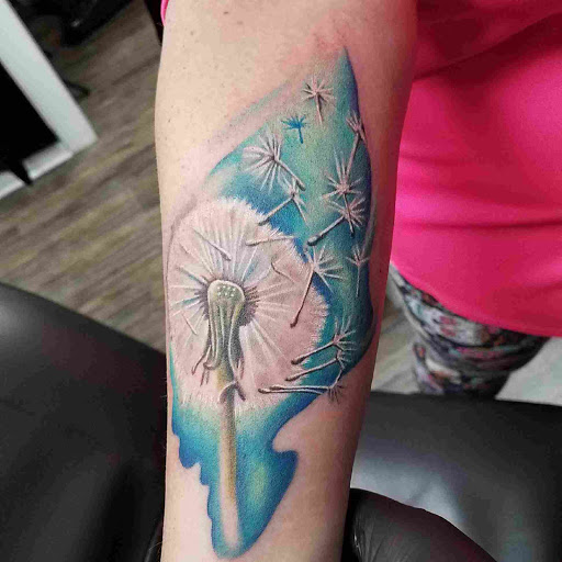 Explore father daughter matching tattoo ideas, creative tattoo ideas in Atlanta, available at Black Cloud Tattoo and Piercing