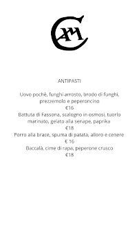 Menu du Caffè Arti e Mestieri à Reggio Emilia