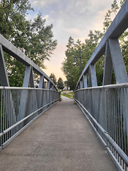 Pont suspendu de la rivière Mascouche.