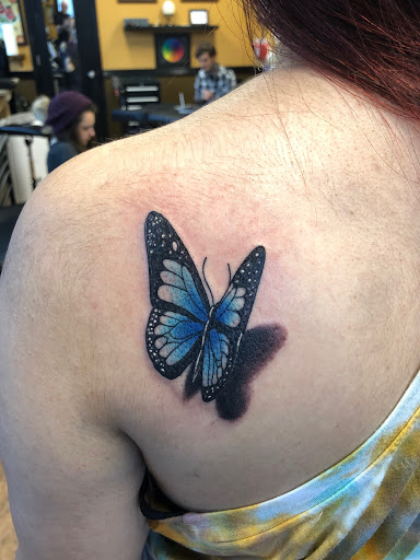 Explore tattoo on buttock ideas, creative tattoo ideas in Lees Summit, available at Bleeding Heart Tattoo