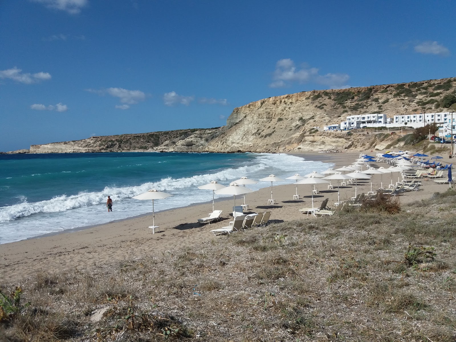 Paralia Lefkos II'in fotoğrafı uzun koy ile birlikte