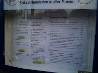 Gasthaus Zum Eisernen Steg à Frankfurt menu