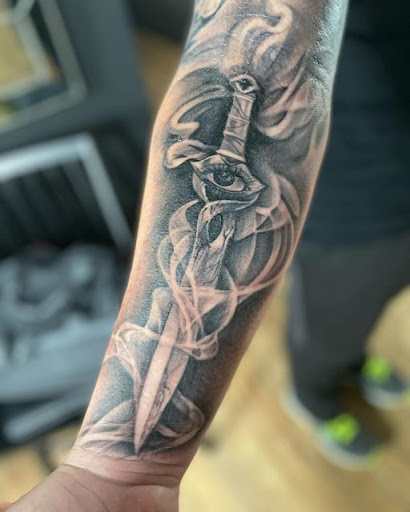 Find bride of chucky tattoo ideas for your next unique tattoo in Prairieville at Kingdom Ink Quality Body Art