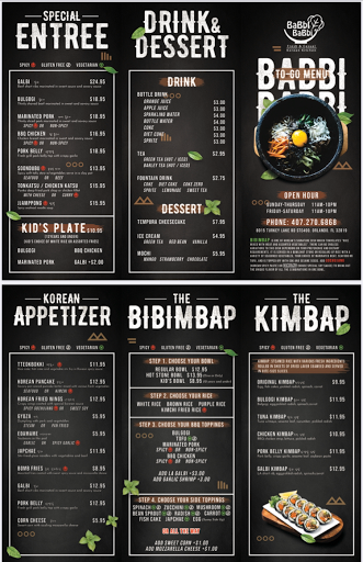 BaBbi BaBbi Korean Restaurant | Korean BBQ & Korean Food