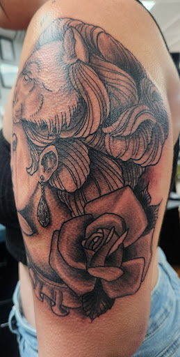 Explore buddha tattoo ideas, creative tattoo ideas in Rogers, available at Saved by Grace Tattoo Studio