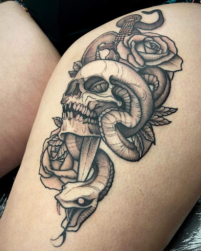 Explore quick tattoo ideas for guys, creative tattoo ideas in Shelbyville, available at Stage Left Tattoo and Piercing