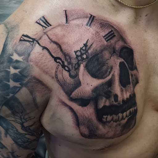 Explore sons name tattoo ideas, creative tattoo ideas in Whitehall, available at Legion Tattoo Gallery