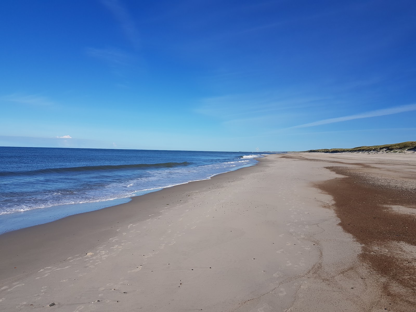 Foto de Skodbjerge Beach con recta y larga