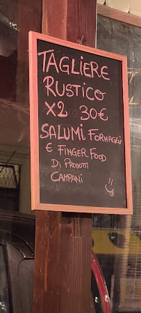 Prosciutteria Alcolica à Rome menu