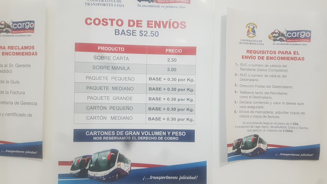 Opiniones de Cooperativa de Transporte Loja San Rafael en Quito - Servicio de transporte