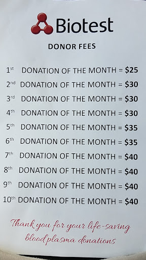 Blood Donation Center «Biotest Plasma Center, Plasma Donation Centers», reviews and photos