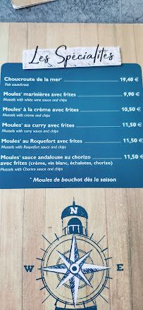 Phare West à La Tranche-sur-Mer menu