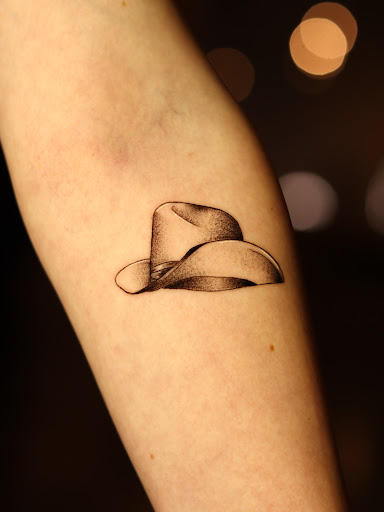 Explore blacked out tattoo ideas, creative tattoo ideas in Montgomery, available at Flying Eye Tattoo Studio