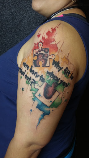 Explore destiny name tattoo ideas, creative tattoo ideas in Odessa, available at Heart And Dagger Tattoo