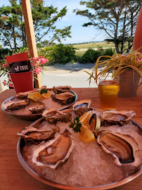Plats et boissons du Bar-restaurant à huîtres Les Huîtres Du Père Gus. Producteur d'huîtres Normandes à Blainville-sur-Mer - n°8