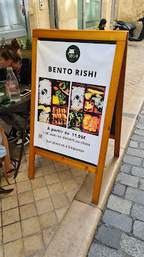 Restaurant asiatique Rishi japanese street food à Bordeaux - menu / carte