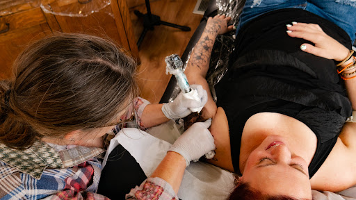 Explore shoulder mens tattoo ideas, creative tattoo ideas in Bainbridge Island, available at Ryderville Ink Tattoos & Fine Art