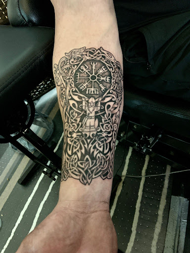 Explore moon and stars tattoo ideas, creative tattoo ideas in Renton, available at Rum Thai Tattoo