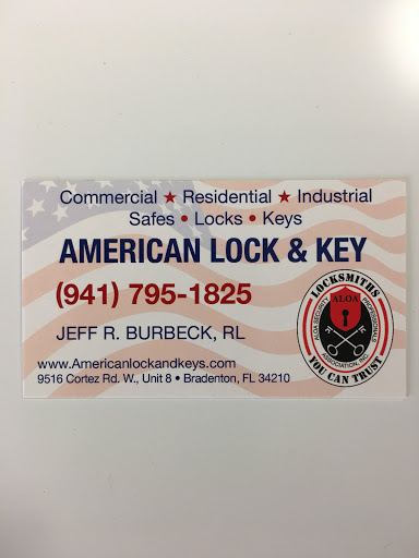 Locksmith «American Lock & Key», reviews and photos, 9516 Cortez Rd W #8, Bradenton, FL 34210, USA