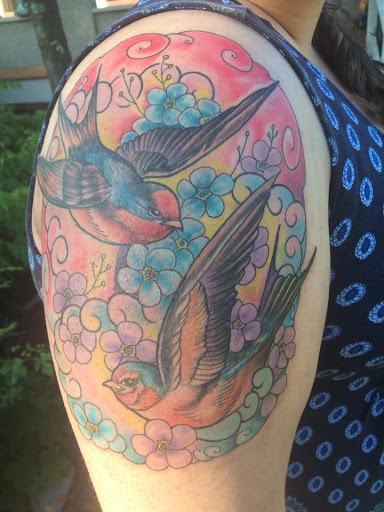 Explore tattoo ideas for two sons, creative tattoo ideas in Milford, available at Golden Hammer Tattoo Studios