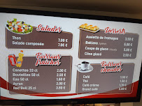 Menu / carte de L'imperial à Belfort