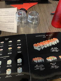 Menu du ojap sushi à Lyon